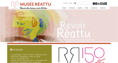 Desktop Screenshot of museereattu.arles.fr